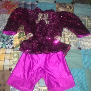 Sequin dance suit